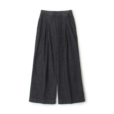 ＜JAMES PERSE (Women/Men)＞コットンデニム　タックワイドパンツ　ＷＢＩＤ１０９０