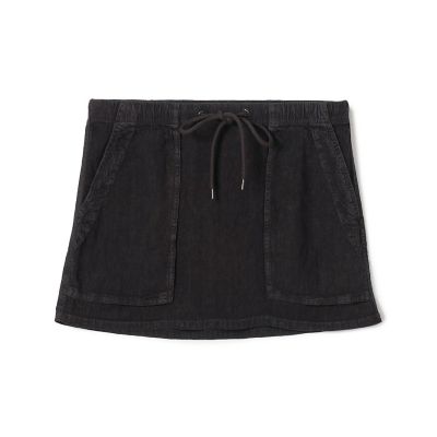 ＜JAMES PERSE (Women/Men)＞リネンブレンド　ユーティリティミニスカート　ＷＬＶＩ５９９７