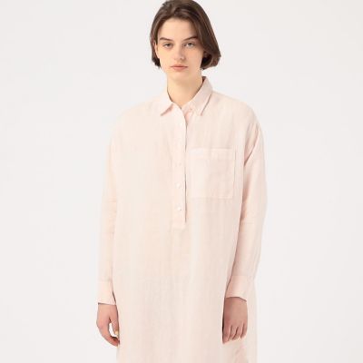 【超特価sale開催】  リネン シャツワンピース (Women PERSE JAMES | WKO6788 ワンピース