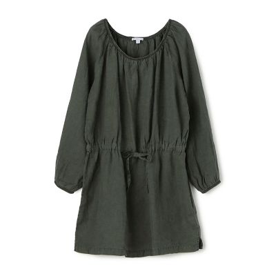 ＜JAMES PERSE (Women/Men)＞ライトウェイトリネン　ギャザーワンピース　ＷＫＯ６８０４