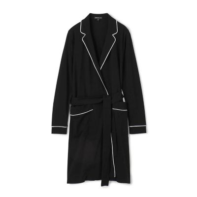 JAMES PERSE (Women/Men)/ジェームスパース クリーンジャージー ローブコート WCFJ2528 19ブラック ルームウェア【三越伊勢丹/公式】