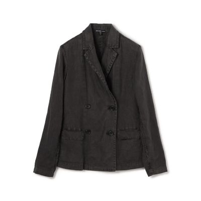 セザンヌ コットン混紡 ベルベット ダブルブレスト ジャケット ピンヘッドストレッチ ダブルブレストジャケット | maison