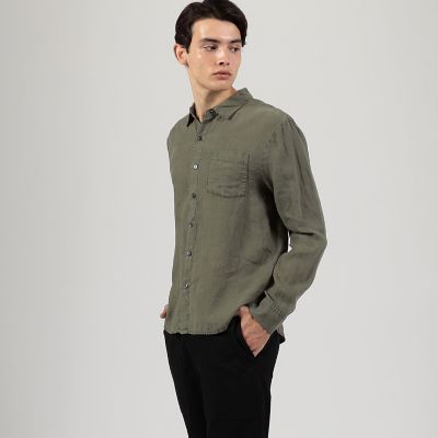 新品  JAMES PERSE  リネン100%  シャツ JAMES PERSE リネン シャツ | NET-A-PORTER
