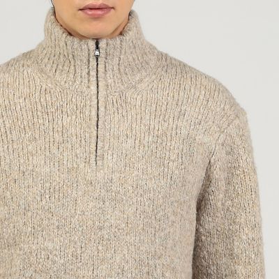 コットンウールブレンド　ハーフジッププルオーバー　ＭＣＡＷ３７２２