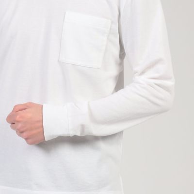 フレンチテリー　ポケット付きロングスリーブＴシャツ　ＭＬＷＦ３６３６