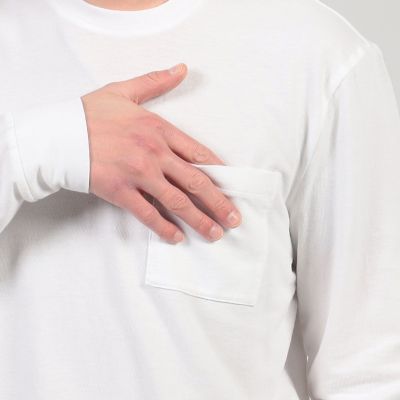 フレンチテリー　ポケット付きロングスリーブＴシャツ　ＭＬＷＦ３６３６