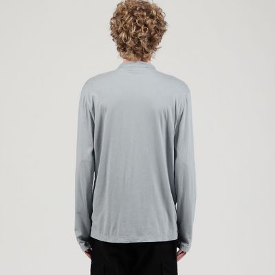 JAMES PERSE ロングスリーブポロシャツ James Perse ロングスリーブ ポロシャツ | ブラック | FARFETCH JP