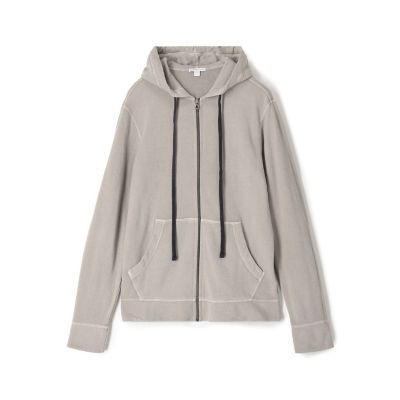 ＜JAMES PERSE (Women/Men)＞バックパイルスエット　ジップアップパーカ　ＭＸＡ２１３０