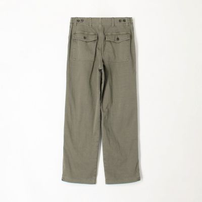 ☆JAMES PERSE ジェームスパース コットンスラブ パンツ カーキ S ☆JAMES PERSE ジェームスパース コットンスラブ パンツ カーキ S