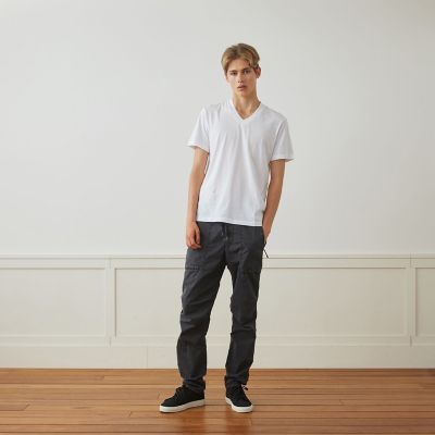 ベーシック　ＶネックＴシャツ　ＭＬＪ３３５２