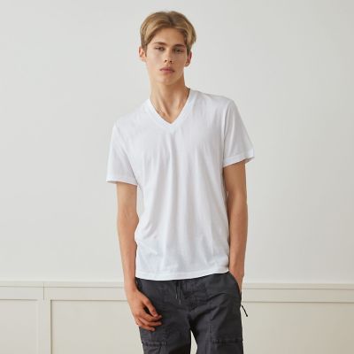 ベーシック　ＶネックＴシャツ　ＭＬＪ３３５２