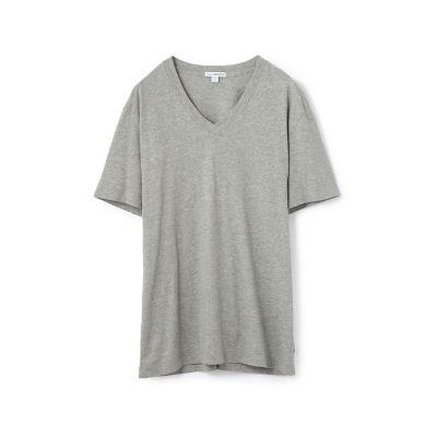 出産祝いなども豊富 ベーシック VネックTシャツ MHE3352 | JAMES PERSE トップス