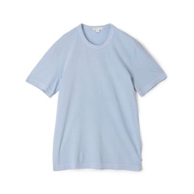 Tシャツ・カットソー JAMES PERSE Men T Shirts MELJ3199 FRNV Blue リュクス ジャージークルーネックTシャツ MELJ3199