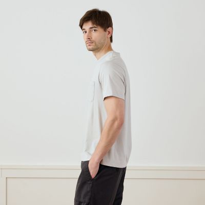 JAMES PERSE ジェームスパース リネン混 ポケットTシャツ サイズ2 コットンリネン ポケットTシャツ MCBJ3750 | JAMES PERSE