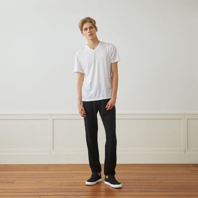 リュクス ジャージーVネックTシャツ MELJ3248 | JAMES PERSE