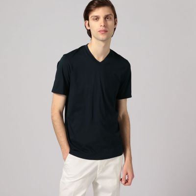 JAMES PERSE (Women/Men)/ジェームスパース リュクス ジャージーVネックTシャツ MELJ3248 68ネイビーケイ トップス【三越伊勢丹/公式】