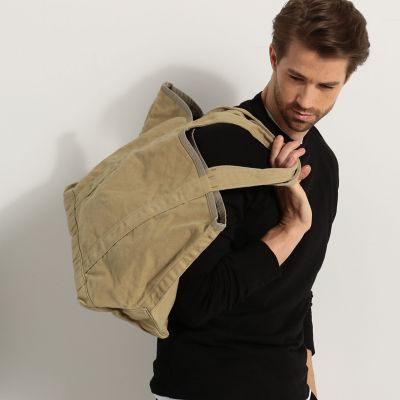ARTS&CRAFTS リネンキャンバストートマスタード Mサイズ LINEN CANVAS TOTE M トートM | evergreen works online store