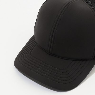 PATOU ブラック ベースボールキャップ Patou | コットン パトゥ キャップ