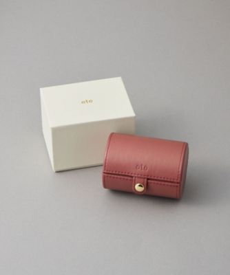 ete bijoux (Women)/エテ ビジュー [Limited] ラウンド ジュエリーポーチ ボルドー 【三越伊勢丹/公式】