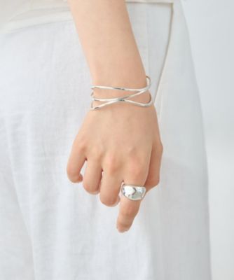 ウィーヴ］ レイヤード バングル | ete bijoux (Women)/エテ ビジュー