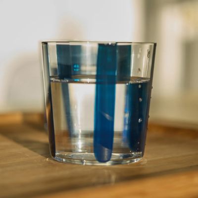 ノバ　タンブラー　３６０ｍＬ　ネイビーストライプ（００３５３４１０）