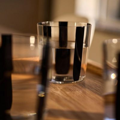 ノバ　タンブラー　３６０ｍＬ　ブラックストライプ（００３５３４２７）