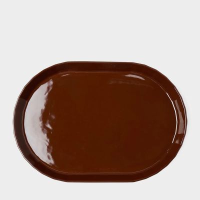 ＜The Conran Shop＞ＴＣＳ．フェイド　オーバルプラッター　カカオ（００３５４４６２）