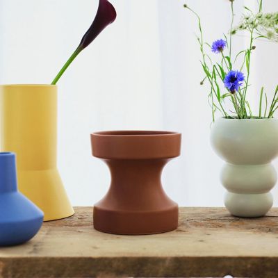 TCS．ファミリー オブ ベース ボルト フラワーベース テラコッタ