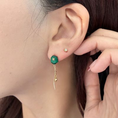 K18ダイヤモンドピアス（0．04ct） | agete/アガット | 三越
