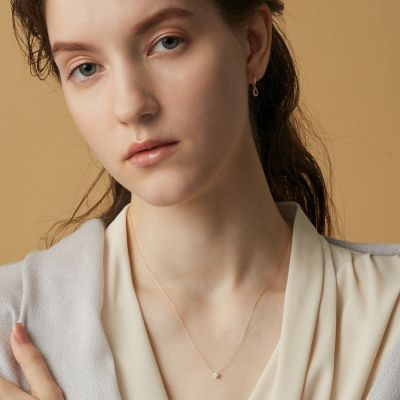 K18ダイヤモンドネックレス（0．2ct） | agete/アガット | 三越