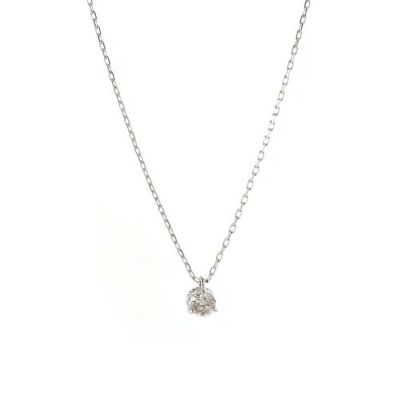 K18ダイヤモンドネックレス（0．05ct） | agete/アガット