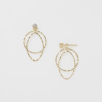 Ｋ１８ダイヤモンドピアス（０．１ｃｔ）