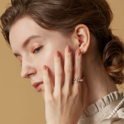 Ｋ１８ダイヤモンドピアス（０．１ｃｔ）