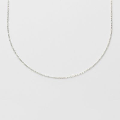 ＜agete＞シルバーネックレスチェーン（６０ｃｍ）