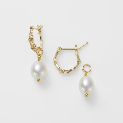 《ＷＥＢ限定》Ｋ１０淡水パールピアスセット