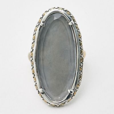 ＜agete＞シルバークォーツリング