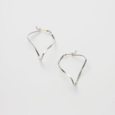 ＜agete＞シルバーフープピアス