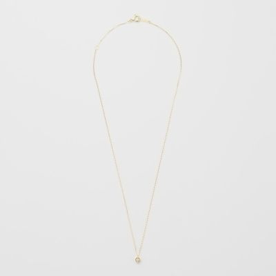 WEB限定》K10ダイヤモンドネックレス（0．03ct） | agete