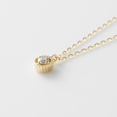 WEB限定》K10ダイヤモンドネックレス（0．03ct