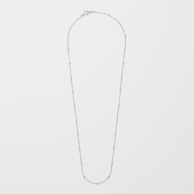 ＜agete＞シルバーネックレスチェーン（４５ｃｍ）