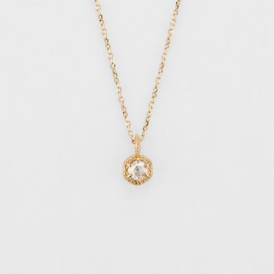 ＜agete＞Ｋ１８ダイヤモンドネックレス（０．０５５ｃｔ）