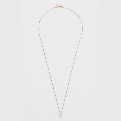 Ｋ１４ダイヤモンドネックレス（０．１ｃｔ）