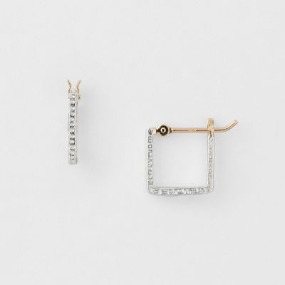 ＜agete＞シルバーフープピアス
