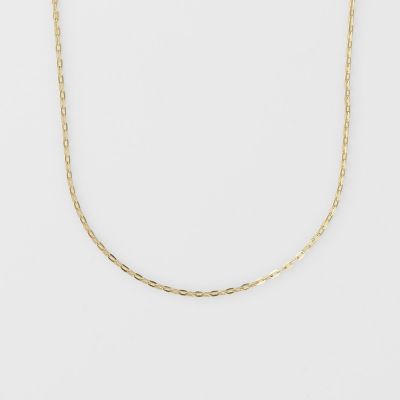 ＜agete＞Ｋ１８ネックレスチェーン（５０ｃｍ）