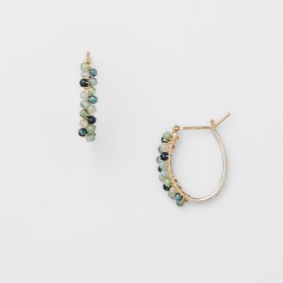 ＜agete＞シルバー／Ｋ１０トルマリンピアス