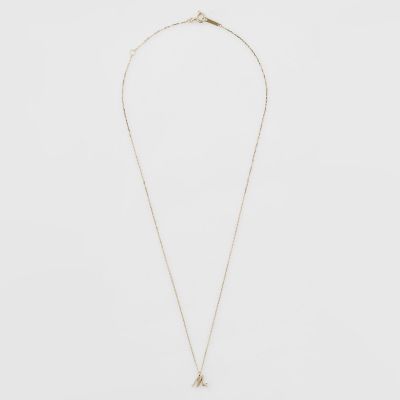 《ＷＥＢ限定》イニシャルＭ／Ｋ１０ダイヤモンドネックレス