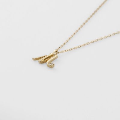 《ＷＥＢ限定》イニシャルＭ／Ｋ１０ダイヤモンドネックレス