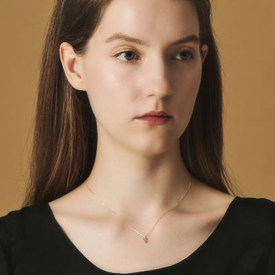 ete ネックレス　k10 イニシャル　Y WEB限定》イニシャルY／K10ダイヤモンドネックレス