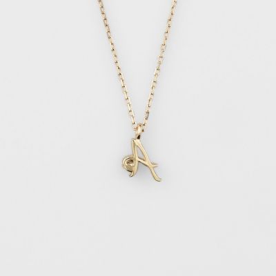 WEB限定》イニシャルA／K10ダイヤモンドネックレス | agete