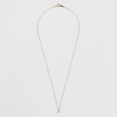 《ＷＥＢ限定》イニシャルＳ／Ｋ１０ダイヤモンドネックレス